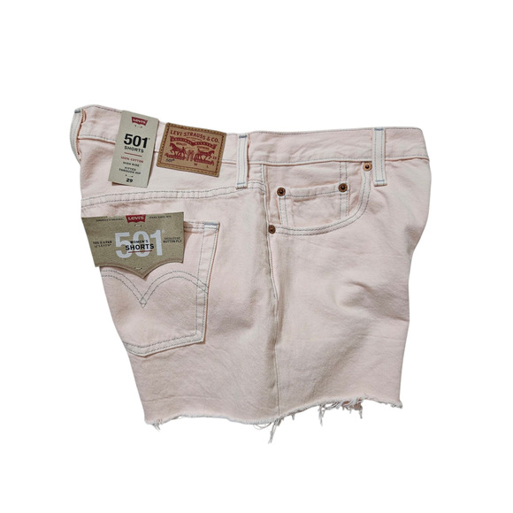 Levi's Pink Jean Shorts for Women - Picture 8 of 16